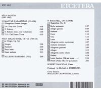 Hagopian – Bartok: Piano Works – Import – Harmonia Mundi