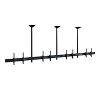 Support plafond Hagor comPROnents® Menuboard pour 4 Displays - 46"-65" (Paysage, inclinable)