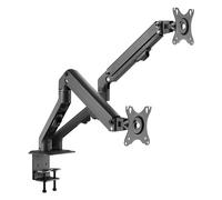 Hagor Easy Flex Dual Support d'écran à réglage complet pour deux écrans de 17 à 27 pouces