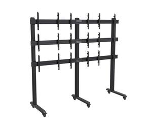 Hagor HA-VWT - Chariot pour mur d'images 3x3 - 46-55" |max. VESA 800x400 | charge max. 360 kg