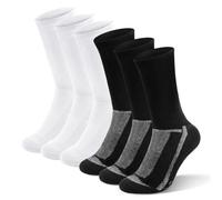 HAGOT 6 Paires Chaussettes Cyclisme Homme, Chaussettes Vélo sur Route et VTT, Chaussette Running Coton Respirantes, Unisexe
