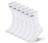 HAGOT 6 Paires Chaussettes Cyclisme Homme, Chaussettes Vélo sur Route et VTT, Chaussette Running Coton Respirantes, Unisexe