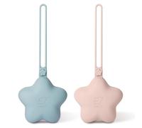 HAGOT Boîte à sucette en silicone, 2 Pcs Boite Tetine Bebe, Boite À Sucette Bebe Imperméable Portable