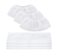 HAGOT Lot de 6 Chiffons en Microfibre Lavables, Recharges Universelles Compatibles Kärcher EasyFix SC1 SC2 SC3 SC4 SC5, pour Nettoyeurs Vapeur et Balais Vapeur