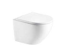 Hagser Beno cuvette wc avec abattant à descente lente suspendue sans bride blanc HGR20000042