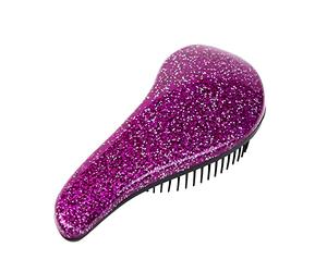 Hagsnec 1 peigne démêlant brillance brosse de douche assouplissante de style de salon (violet)