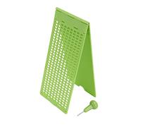 Hagsnec 9 Lignes 30 Cellules Ardoise D'Écriture Braille et Stylet en Plastique Braille Ardoise Jeu pour Les Aveugles