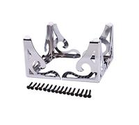 Hagsnec AushöHlen Lot de 4 pieds modernes en métal pour canapé, table, armoire, 10 cm