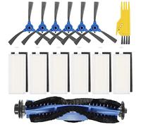 Hagsnec Brosse à rouleau de rechange - Brosse latérale - Filtre HEPA - Compatible avec les accessoires d'aspirateur robot 11S 15C 30C 35C
