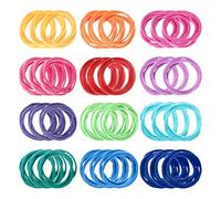 Hagsnec Lot de 192 trames à tisser avec 12 couleurs pour travaux manuels A