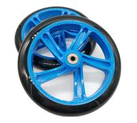 Hagsnec Lot de 2 roues de scooter en polyuréthane de 200 mm d'épaisseur de roue de 30 mm ABEC-7, bleu