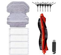 Hagsnec Pièces de rechange brosse à rouleau brosse latérale filtre HEPA pour aspirateur robot b106cn