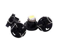 Hagsnec R 4pcs T3 Blanc 1210 3528 SMD LED Planche de Bord de Bord Ampoule Lampe pour la Voiture