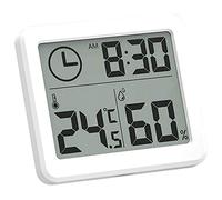Hagsnec ThermomèTre D', HygromèTre, TempéRature et HygromèTre avec éCran LCD Surveiller la TempéRature et L'Humidité