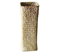 Hagsnec Vase à fleurs en rotin - Panier en bambou - Décoration pour