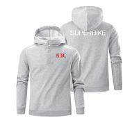 HAGTBFRC Sweat à capuche à manches longues S. B. K, Animation de dessins animés à la mode, for leisure, outdoor activities, travel, and vacation, Mode(Grey,L)