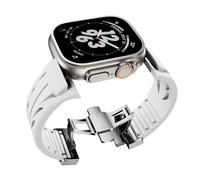 HAGTRB Band For Series 10 46mm Ultra 2 49 mm 45 mm 44 mm, sangle de sport en silicone de luxe avec connecteur métal