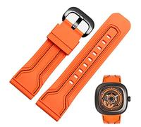 HAGTRB Bands de surveillance en silicone Qgkyxt 28 mm Bands de surveillance pour sept