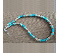 HAGTRB Chaîne de liaison cubaine de 10 mm Miami et un demi-collier de cou de poule de 8 mm pour hommes et femmes en acier inoxydable