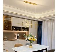 HAGTRB Chandelier à Anneau LED Moderne, Pendentif de Style Japonais 1 lumière, lumière contemporaine Rond et Plafond dimmable pour îlot de Cuisine, Salon, Salle à Manger -w 50x50x6cm (20x20x2inch)