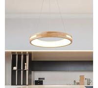 HAGTRB Chandelier à Anneau LED Moderne, Pendentif de Style Japonais 1 lumière, lumière contemporaine Rond et Plafond dimmable pour îlot de Cuisine, Salon, Salle à Manger -w 50x50x6cm (20x20x2inch)
