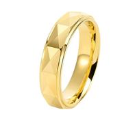 HAGTRB Knbob Tungsten Wedding Engagement Anneau pour lui, 6 mm Plain Polisd Wedding Anniversary Rings