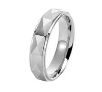 HAGTRB Knbob Tungsten Wedding Engagement Anneau pour lui, 6 mm Plain Polisd Wedding Anniversary Rings