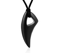 HAGTRB Les hommes de crémation bijoux pour cendres KeepSake en acier inoxydable dent de dents de lolf