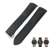 HAGTRB QGKYXT 20 mm 22 mm Rubber Pliage Boucle de boucle de boucle