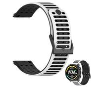 Hahace Bracelet de montre universel de 22 mm compatible avec SUUNTO Nautic S/Vertical 2/Vertical 1/Race 2/RUN/Race S/Race/9 Peak Pro/9 Peak/5 Peak, bracelet de montre de sport en silicone souple