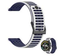 Hahace Bracelet de montre universel de 22 mm compatible avec SUUNTO Nautic S/Vertical 2/Vertical 1/Race 2/RUN/Race S/Race/9 Peak Pro/9 Peak/5 Peak, bracelet de montre de sport en silicone souple