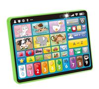 hahaland Jouet Bebe 1 an Musique Tablette Éducative Enfants et 39 Touches Interactives, Ordinateur Enfant Tablette d'apprentissage Jeux d Eveil Bebe Jouet Enfant 1 an Cadeau Bebe 1 2 3 Ans