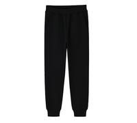 HahaNice Pantalon pour garçons avec taille élastiquée en coton pour jogging pour enfants Bas de survêtement pour garçons 2-12 ans, Noir , 4 ans