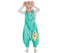 HAHASHOW Bebe Gigoteuse avec Jambes Gigoteuse a Pied 1-3 Ans, Pieuvre | Lavable en machine, sans manches, 1.5 Tog en polyester doux, Facile à enfiler et à retirer, Toutes saisons, Naissance cadeau