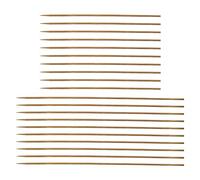 HAHIYO Lot de 20 piquets de 30,5 et 40,6 cm au total (10 pièces de chaque) en bambou naturel carbonisé pour plantes en pot pour orchidée, tomate, jardinage intérieur et extérieur