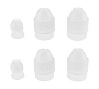 HAHIYO Lot de 6 coupleurs en plastique de tailles assorties faciles à visser pour décoration de gâteaux