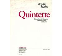 HAHN REYNALDO - QUINTETTE POUR DEUX VIOLONS, ALTO, VIOLONCELLE & PIANO - CONDUCTEUR & PARTIES
