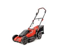 Hahn & Sohn Cedrus CEDKE40 Tondeuse à gazon électrique - 1800 W, largeur de coupe 40 cm, panier collecteur de 45 l, réglage de la hauteur, silencieuse, fonction mulching, tondeuse à gazon électrique