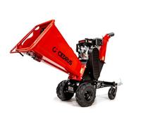 Hahn & Sohn Cedrus RB04PRO-E Broyeur à essence - 15 cm, démarrage électrique, moteur Loncin, déchets de jardin, broyeur professionnel pour jardin, silencieux, broyeur de jardin, puissant