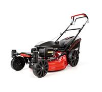 Hahn & Sohn Cedrus Tondeuse à gazon à essence AL - Largeur de coupe autopropulsée - Boîtier en aluminium - Fonction mulching - Panier collecteur de 65 l - Moteur puissant - Éjection arrière - Jardin