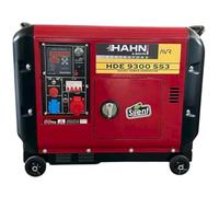Hahn & Sohn HDE 9300SS3 Générateur Diesel - 9,3 kVA Puissance max | E-Start, AVR, Générateur électrique pour chantier, maison, jardin, 70 dB - Groupe électrogène de secours, générateur diesel, 230 V