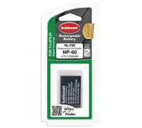 Hahnel Batterie Li-Ion Equivalente FujiFilm NP-60 3,7 V 1250 mAh