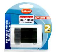 HAHNEL - BATTERIE LI-ION EQUIVALENTE KONICA-MINOLTA NP-400 - 7,4 V - 1500 MAH