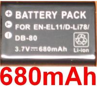 HAHNEL - BATTERIE LI-ION EQUIVALENTE NIKON EN-EL11 - 3,7 V - 650 MAH