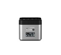 HAHNEL Chargeur ProCube 2 pour Canon pour LP-E6. LP-E8 et LP-E17