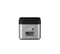 HAHNEL Chargeur ProCube 2 pour Canon pour LP-E6. LP-E8 et LP-E17
