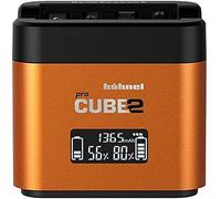 Hahnel Procube 2 - Dslr Duo Charger - For - Eu/Uk/Usa Plug - Chargeur Pour Les Batteries Np-Bx1, Np-Fw50, And Np-Fz100 - Built-In Usb Charging Ports & Aa Slots 1000 572.0 Or[UsbC421]