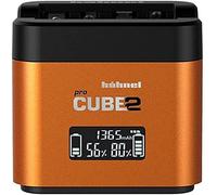 Hahnel - Procube 2 - Dslr Duo Charger - For Sony - Eu/Uk/Usa Plug - Chargeur Pour Les Batteries Np-Bx1, Np-Fw50, And Np-Fz100 - Built-In Usb Charging Ports & Aa Slots 1000 572.0 Orange[Z385]