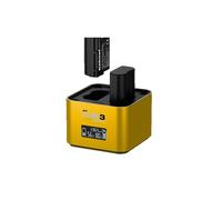 HAHNEL ProCube3 Chargeur compatible avec Nikon EN-EL14. EN-EL15c. EN-EL25