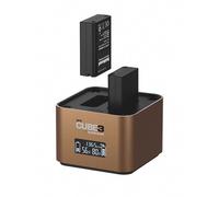 HAHNEL ProCube3 Chargeur compatible avec Olympus BLN-1. BLS-5. BLH-1